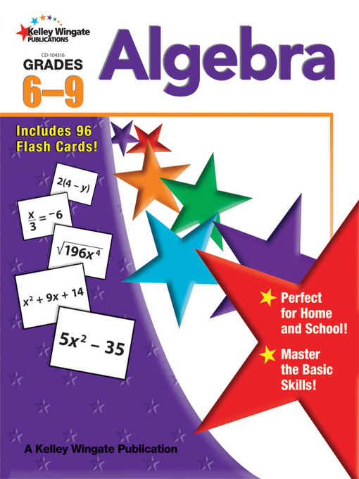 Title details for Algebra, Grades 6 - 9 by Carson-Dellosa Publishing - Available